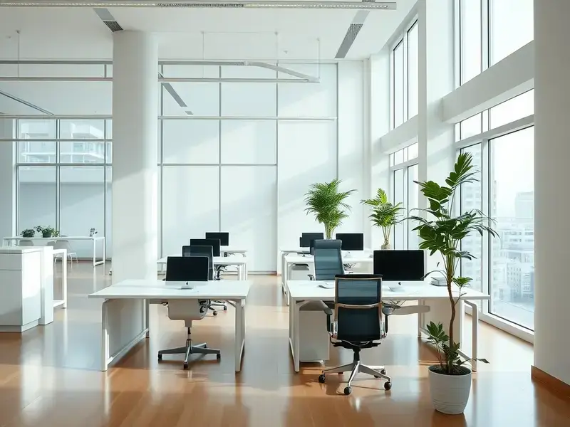 オフィス清掃の様子