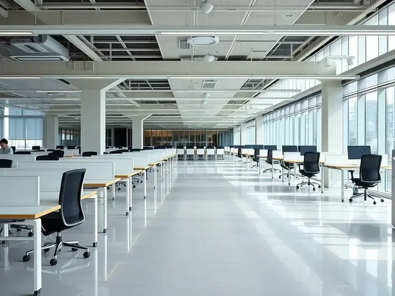 オフィス清掃の様子